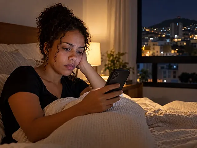 Celular com mensagens enviadas pelo chefe depois das 22 horas