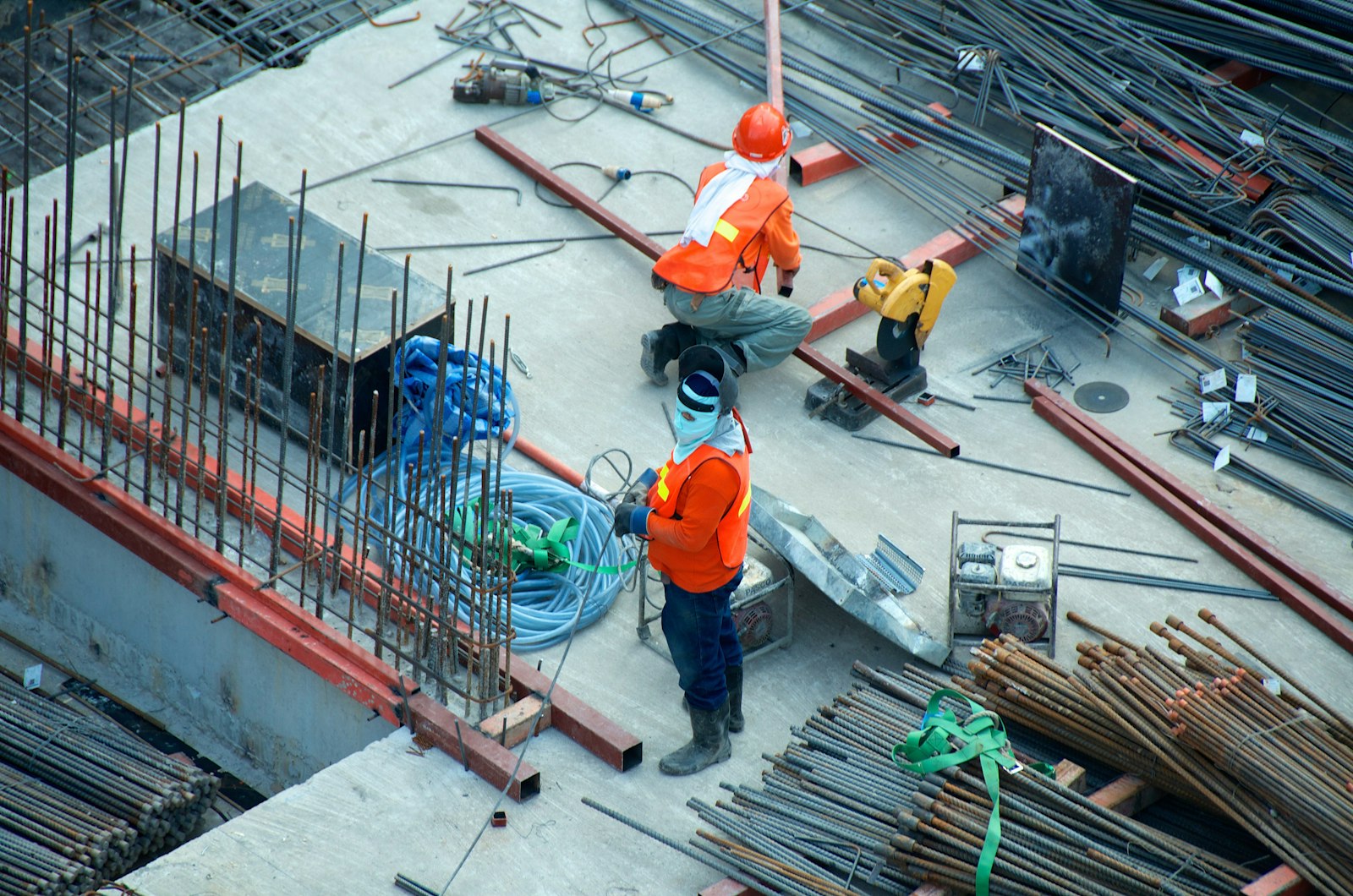 Acidente de trabalho e segurança no canteiro